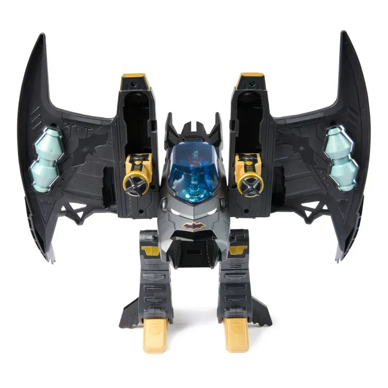 Jucarii, Copii si Bebe - Jucarii si jocuri - Vehicule si jucarii cu telecomanda - Masinute - Batman Dc Metal Force Batwing Transformabil - Infinity.ro