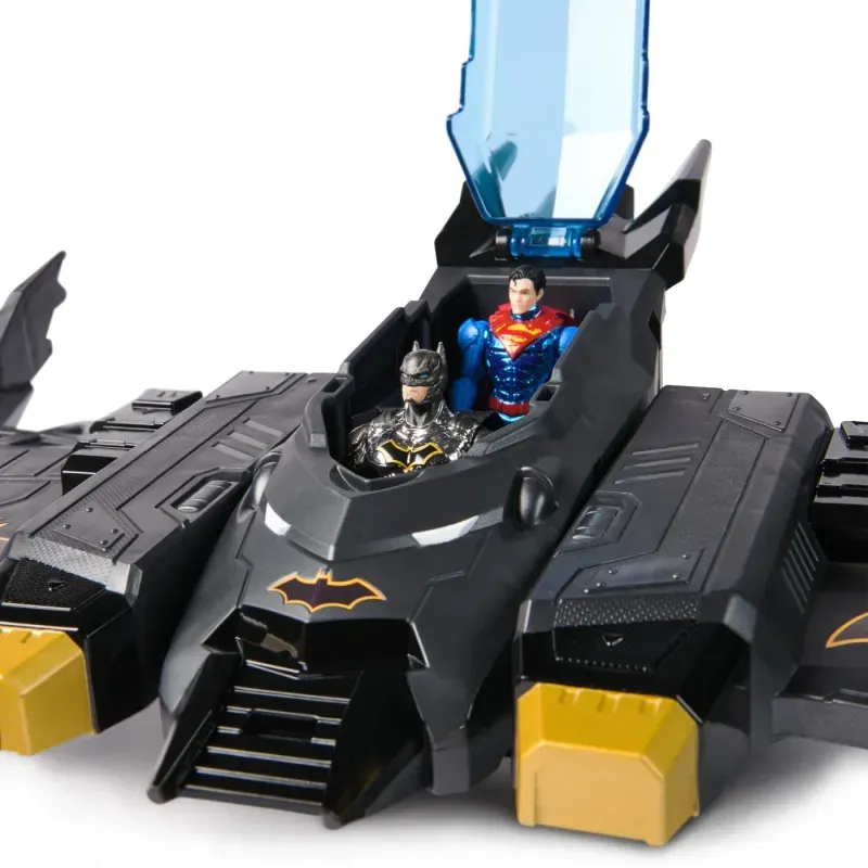 Jucarii, Copii si Bebe - Jucarii si jocuri - Vehicule si jucarii cu telecomanda - Masinute - Batman Dc Metal Force Batwing Transformabil - Infinity.ro