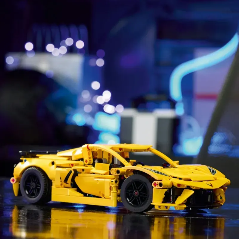 Jucarii, Copii si Bebe - Jucarii si jocuri - Seturi de constructie si cuburi - Seturi de constructie - Lego Technic Chevrolet Corvette Stingray 42205 - Infinity.ro