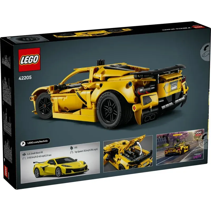 Jucarii, Copii si Bebe - Jucarii si jocuri - Seturi de constructie si cuburi - Seturi de constructie - Lego Technic Chevrolet Corvette Stingray 42205 - Infinity.ro