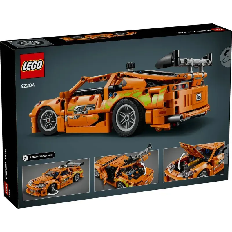 Jucarii, Copii si Bebe - Jucarii si jocuri - Seturi de constructie si cuburi - Seturi de constructie - Lego Technic Fast And Furious Toyota Supra Mk4 42204 - Infinity.ro