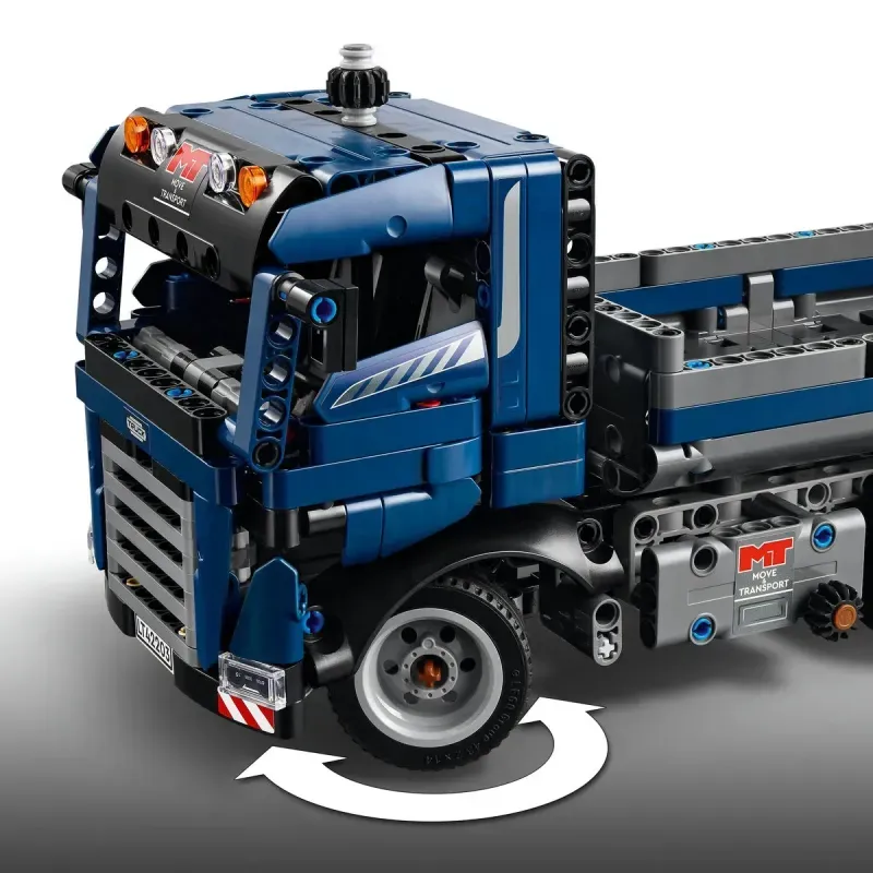 Jucarii, Copii si Bebe - Jucarii si jocuri - Seturi de constructie si cuburi - Seturi de constructie - Lego Technic Camion Cu Bena Basculanta 42203 - Infinity.ro