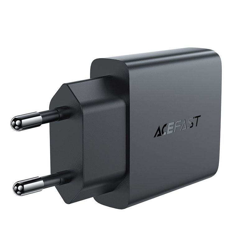 Laptop, Telefoane si Tablete - Telefoane mobile si accesorii - Accesorii Telefoane - Incarcatoare telefoane - Incarcator Type-C, USB, pentru Priza, PD30W, GaN - Acefast (A69) - Black - Infinity.ro