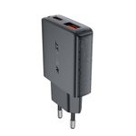 Laptop, Telefoane si Tablete - Telefoane mobile si accesorii - Accesorii Telefoane - Incarcatoare telefoane - Incarcator Type-C, USB, pentru Priza, PD30W, GaN - Acefast (A69) - Black - Infinity.ro
