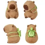 Jucarii, Copii si Bebe - Jucarii si jocuri - Jucarii de plus - Jucarie din plus Capybara simpatica, cu ghiozdan atasat, 23cm, ideala pentru copii Culoare maro, cadoul perfect ABYZ™ - Infinity.ro