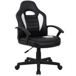 PC, gaming si accesorii - Gaming - Accesorii gaming - Scaune gaming - Scaun gaming US92 Euro, negru si alb, 55x55x88-100 cm - Infinity.ro