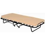 Casa si Gradina - Mobilier - Paturi si accesorii - Paturi - Pat pliant Aladin, antracit si ecru, 80x200x28 cm - Infinity.ro