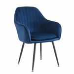 Casa si Gradina - Mobilier - Scaune si fotolii - Scaune - Scaun living Tida, albastru, 58x56x86 cm - Infinity.ro