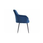 Casa si Gradina - Mobilier - Scaune si fotolii - Scaune - Scaun living Tida, albastru, 58x56x86 cm - Infinity.ro