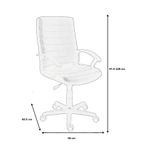 Casa si Gradina - Mobilier - Scaune si fotolii - Scaune - Scaun de birou directorial US72 Rilke, maro, 58x60.5x97.5-109 cm - Infinity.ro