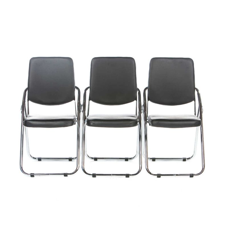 Casa si Gradina - Mobilier - Scaune si fotolii - Scaune - Scaun pliant Almeria, negru, 42x42x85 cm - Infinity.ro