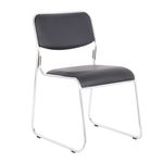 Casa si Gradina - Mobilier - Scaune si fotolii - Scaune - Scaun vizitator Eco, negru, 40x43x76 cm - Infinity.ro