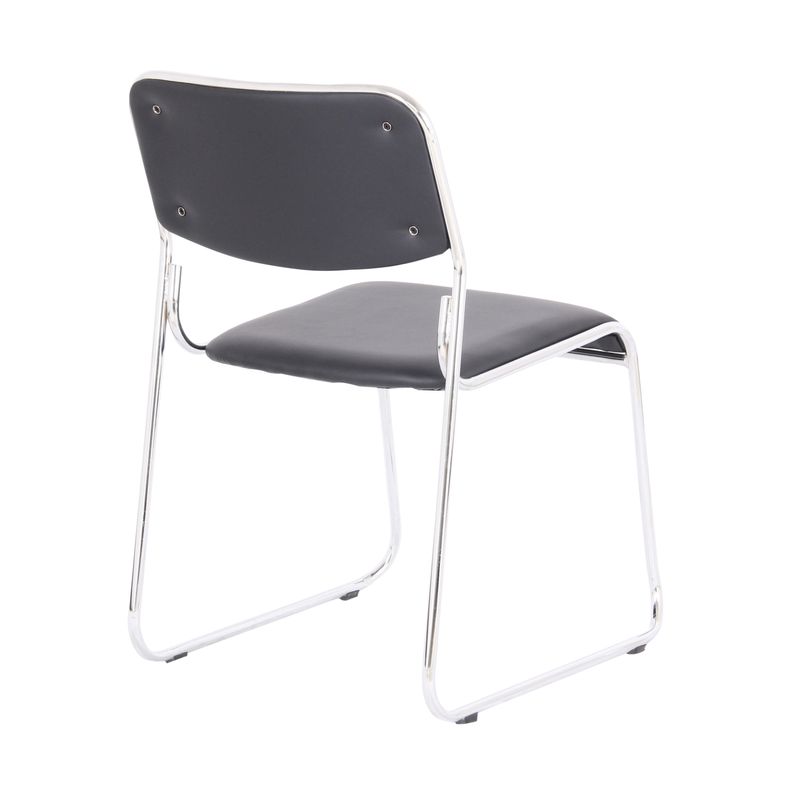 Casa si Gradina - Mobilier - Scaune si fotolii - Scaune - Scaun vizitator Eco, negru, 40x43x76 cm - Infinity.ro