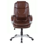 Casa si Gradina - Mobilier - Scaune si fotolii - Scaune - Scaun de birou directorial US27 Ascot, maro, 66x73x108-118 cm - Infinity.ro