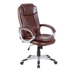 Casa si Gradina - Mobilier - Scaune si fotolii - Scaune - Scaun de birou directorial US27 Ascot, maro, 66x73x108-118 cm - Infinity.ro