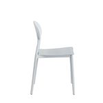 Casa si Gradina - Mobilier - Scaune si fotolii - Scaune - Scaun living Oval, alb, 41x50.5x81 cm - Infinity.ro