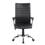 Casa si Gradina - Mobilier - Scaune si fotolii - Scaune - Scaun de birou directorial Davik, negru, 65x63x108-118 cm - Infinity.ro
