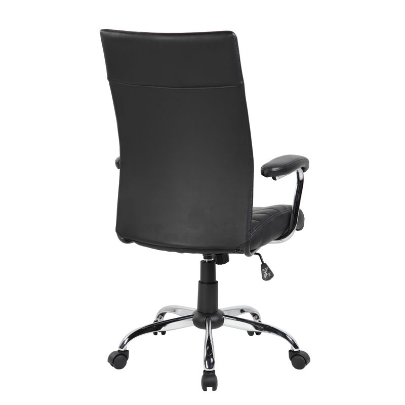 Casa si Gradina - Mobilier - Scaune si fotolii - Scaune - Scaun de birou directorial Davik, negru, 65x63x108-118 cm - Infinity.ro