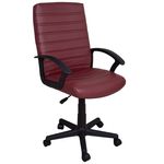 Casa si Gradina - Mobilier - Scaune si fotolii - Scaune - Scaun de birou directorial US72 Rilke, bordo, 58x60.5x97.5-109 cm - Infinity.ro