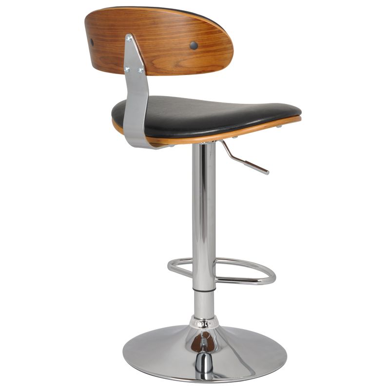 Casa si Gradina - Mobilier - Scaune si fotolii - Scaune - Scaun bar Ares, negru, 49x42x84-105 cm - Infinity.ro