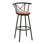 Casa si Gradina - Mobilier - Scaune si fotolii - Scaune - Scaun bar Hailey, maro, 56x43x99 cm - Infinity.ro