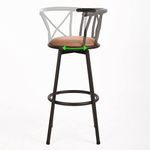 Casa si Gradina - Mobilier - Scaune si fotolii - Scaune - Scaun bar Hailey, maro, 56x43x99 cm - Infinity.ro