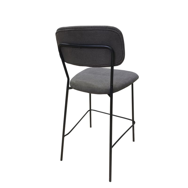 Casa si Gradina - Mobilier - Scaune si fotolii - Scaune - Scaun bar Nero, Gri, 47x51x89 cm - Infinity.ro