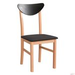 Casa si Gradina - Mobilier - Scaune si fotolii - Scaune - Scaun living/bucatarie Leonix 2, sonoma/negru, 40x43x90 cm, UnicSpot - Infinity.ro