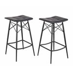 Casa si Gradina - Mobilier - Scaune si fotolii - Scaune - Scaun bar Darton, Negru, 30x40x71 cm, UnicSpot - Infinity.ro