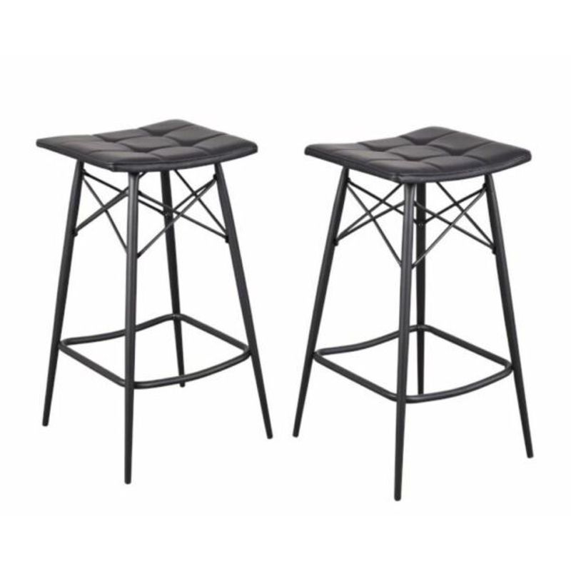 Casa si Gradina - Mobilier - Scaune si fotolii - Scaune - Scaun bar Darton, Negru, 30x40x71 cm, UnicSpot - Infinity.ro