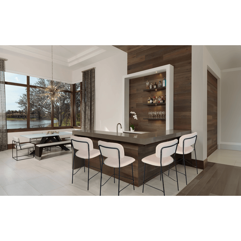 Casa si Gradina - Mobilier - Scaune si fotolii - Scaune - Scaun bar Nero, Bej, 47x51x89 cm - Infinity.ro