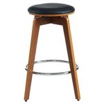 Casa si Gradina - Mobilier - Scaune si fotolii - Scaune - Scaun bar Hermes, negru, 58x58x77 cm - Infinity.ro