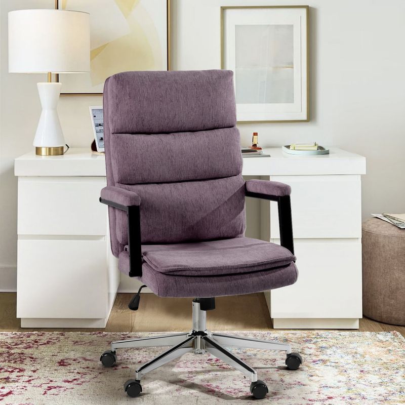 Casa si Gradina - Mobilier - Scaune si fotolii - Scaune - Scaun de birou US134 Aria, violet, 65.5x71.5x106-116 cm - Infinity.ro