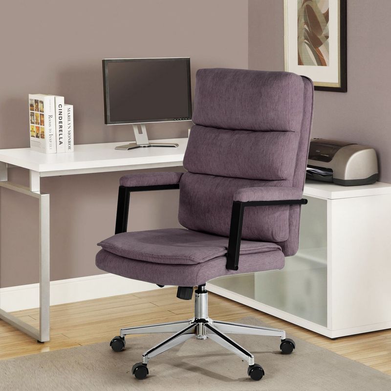 Casa si Gradina - Mobilier - Scaune si fotolii - Scaune - Scaun de birou US134 Aria, violet, 65.5x71.5x106-116 cm - Infinity.ro