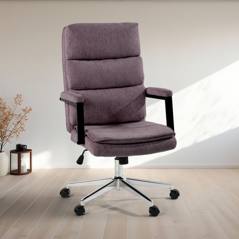 Casa si Gradina - Mobilier - Scaune si fotolii - Scaune - Scaun de birou US134 Aria, violet, 65.5x71.5x106-116 cm - Infinity.ro