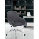 Casa si Gradina - Mobilier - Scaune si fotolii - Scaune - Scaun de birou directorial US63 textil, negru, 55x57x79-91 cm - Infinity.ro