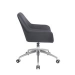 Casa si Gradina - Mobilier - Scaune si fotolii - Scaune - Scaun de birou directorial US63 textil, negru, 55x57x79-91 cm - Infinity.ro