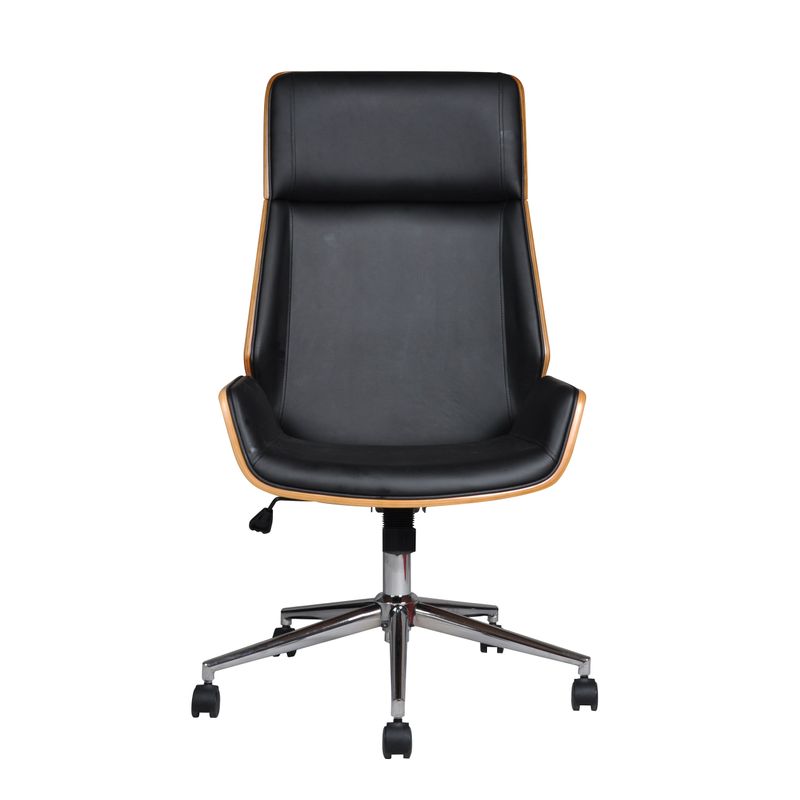 Casa si Gradina - Mobilier - Scaune si fotolii - Scaune - Scaun de birou directorial US116 Calisto, negru, 60x65x111-118 cm - Infinity.ro