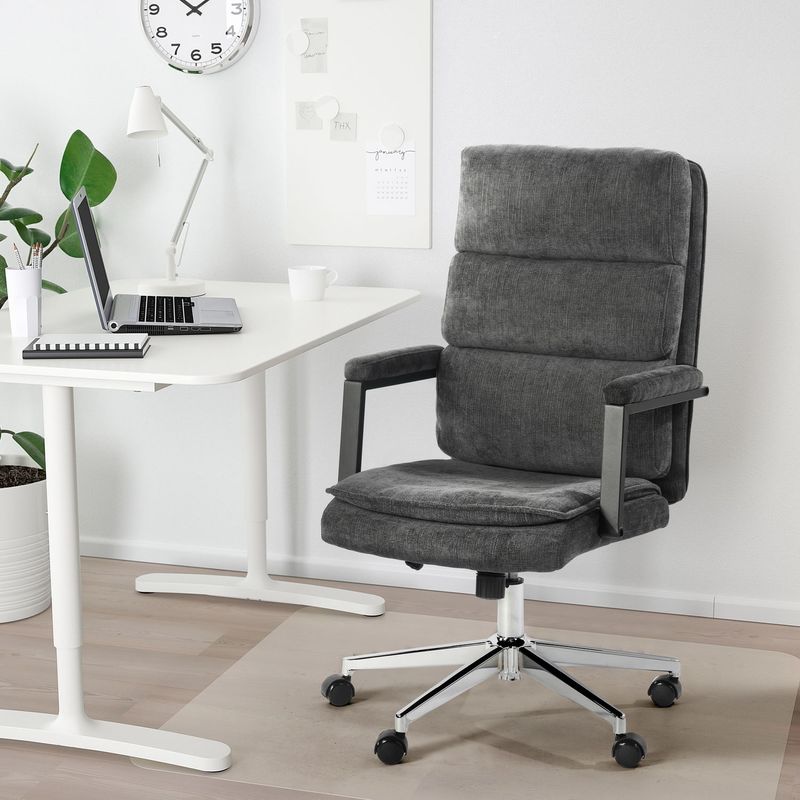 Casa si Gradina - Mobilier - Scaune si fotolii - Scaune - Scaun de birou US134 Aria, antracit, 65.5x71.5x106-116 cm - Infinity.ro