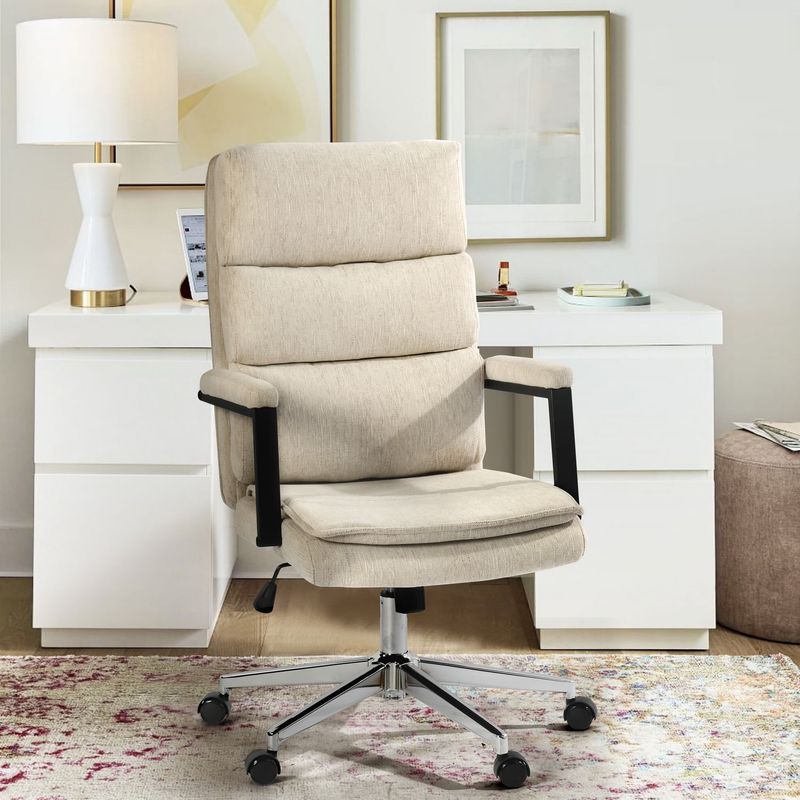 Casa si Gradina - Mobilier - Scaune si fotolii - Scaune - Scaun de birou US134 Aria, bej, 65.5x71.5x106-116 cm - Infinity.ro