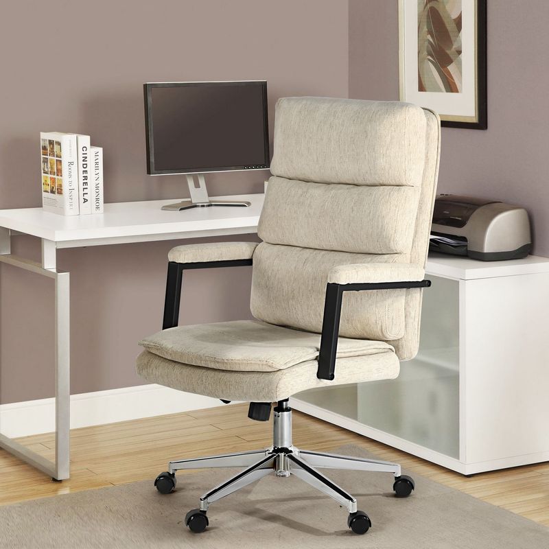 Casa si Gradina - Mobilier - Scaune si fotolii - Scaune - Scaun de birou US134 Aria, bej, 65.5x71.5x106-116 cm - Infinity.ro