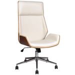 Casa si Gradina - Mobilier - Scaune si fotolii - Scaune - Scaun de birou directorial US116 Calisto, alb, 60x65x111-118 cm - Infinity.ro