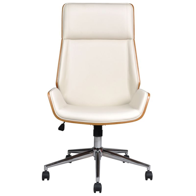 Casa si Gradina - Mobilier - Scaune si fotolii - Scaune - Scaun de birou directorial US116 Calisto, alb, 60x65x111-118 cm - Infinity.ro