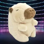 Jucarii, Copii si Bebe - Jucarii si jocuri - Jucarii de plus - Jucarie din plus Capybara, cu miscare de codita, 21cm, culoare bej Cadoul ideal pentru copii de toate varstele ABYZ™ - Infinity.ro