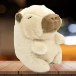 Jucarii, Copii si Bebe - Jucarii si jocuri - Jucarii de plus - Jucarie din plus Capybara, cu miscare de codita, 21cm, culoare bej Cadoul ideal pentru copii de toate varstele ABYZ™ - Infinity.ro