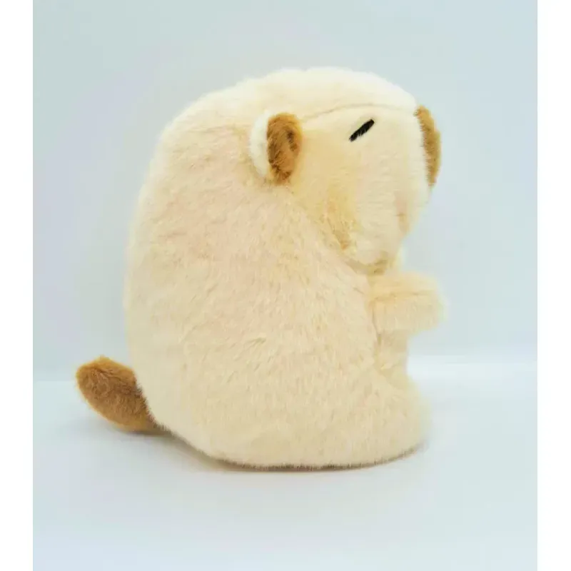 Jucarii, Copii si Bebe - Jucarii si jocuri - Jucarii de plus - Jucarie din plus Capybara, cu miscare de codita, 21cm, culoare bej Cadoul ideal pentru copii de toate varstele ABYZ™ - Infinity.ro