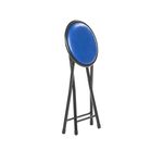 Casa si Gradina - Mobilier - Scaune si fotolii - Tabureti - Taburet pliant Malaga, albastru, 30x30x45 cm - Infinity.ro