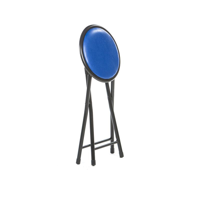 Casa si Gradina - Mobilier - Scaune si fotolii - Tabureti - Taburet pliant Malaga, albastru, 30x30x45 cm - Infinity.ro