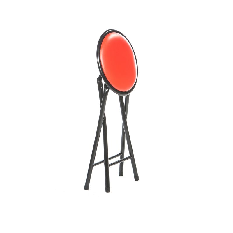 Casa si Gradina - Mobilier - Scaune si fotolii - Tabureti - Taburet pliant Malaga, rosu, 30x30x45 cm - Infinity.ro
