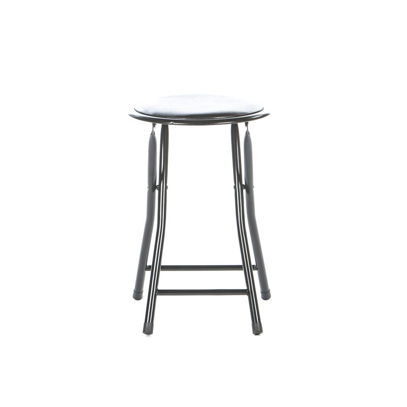 Casa si Gradina - Mobilier - Scaune si fotolii - Tabureti - Taburet pliant Malaga, negru, 30x30x45 cm - Infinity.ro